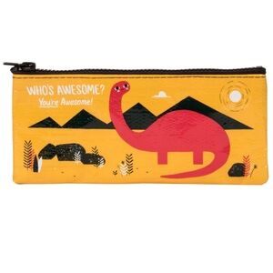 Blue Q Pencil Case ~ Who's Awesome? You're Awesome!